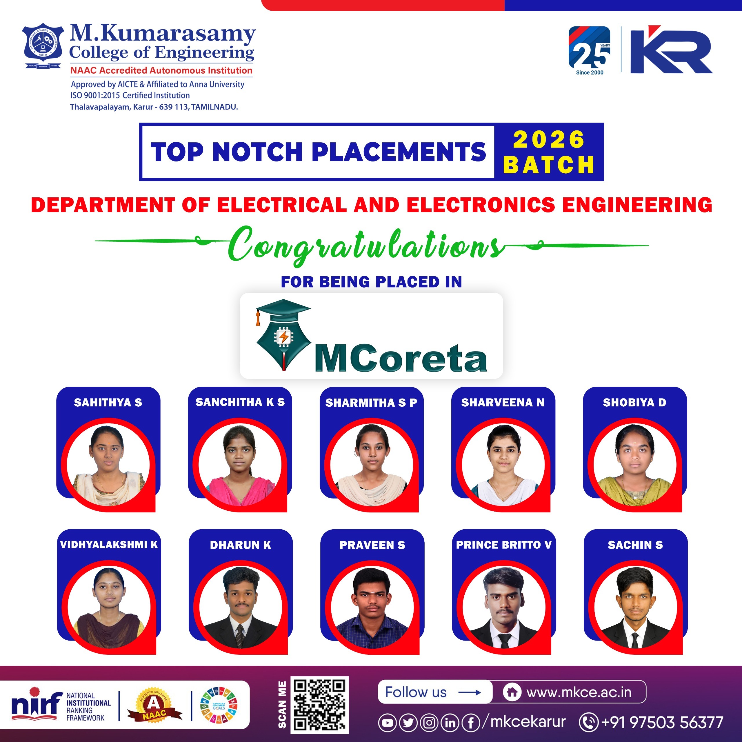 MCoreta Placement